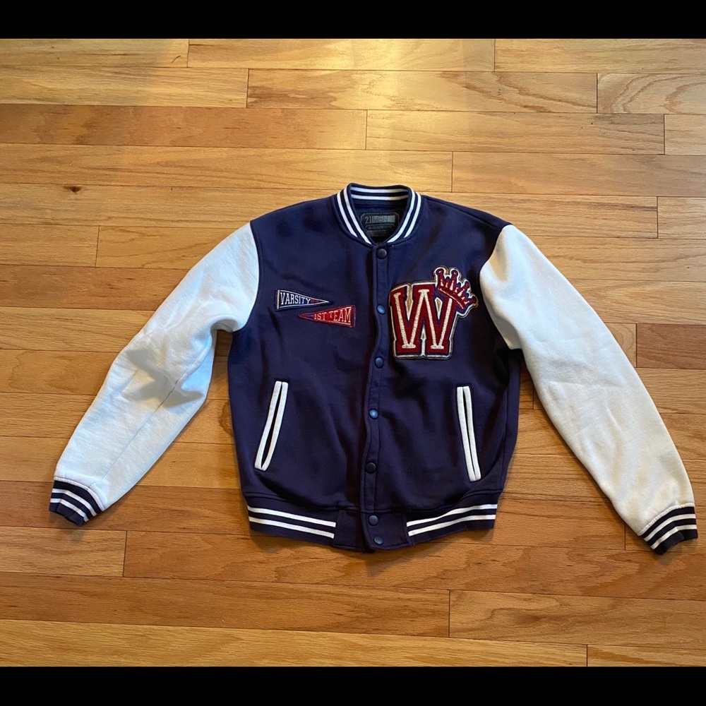 Forever 21 Mens Varsity Jacket Size M.